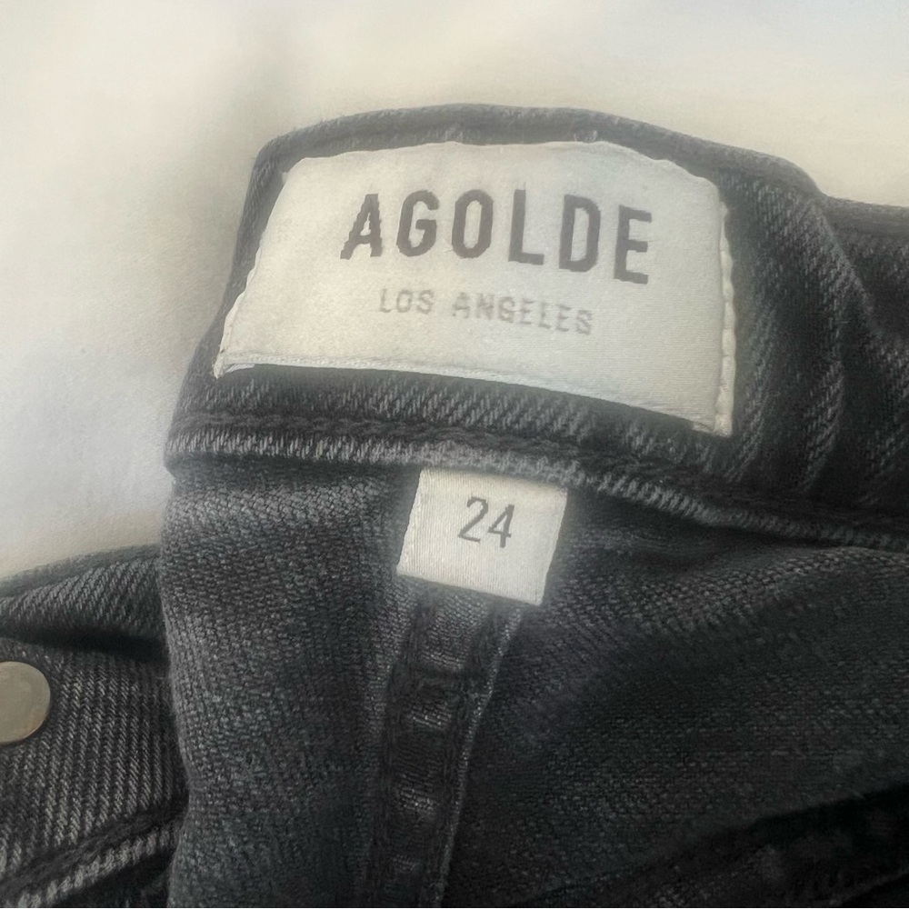 Agolde Riley High Rise Straight Crop from Revolve